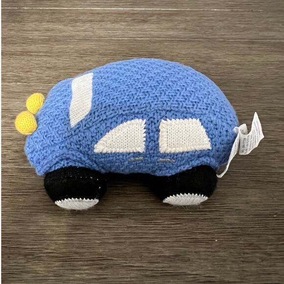 Mudpie Knit Car Plush Rattle - Picture 2 of 5